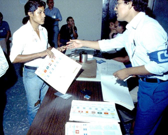 Receiving the ballot